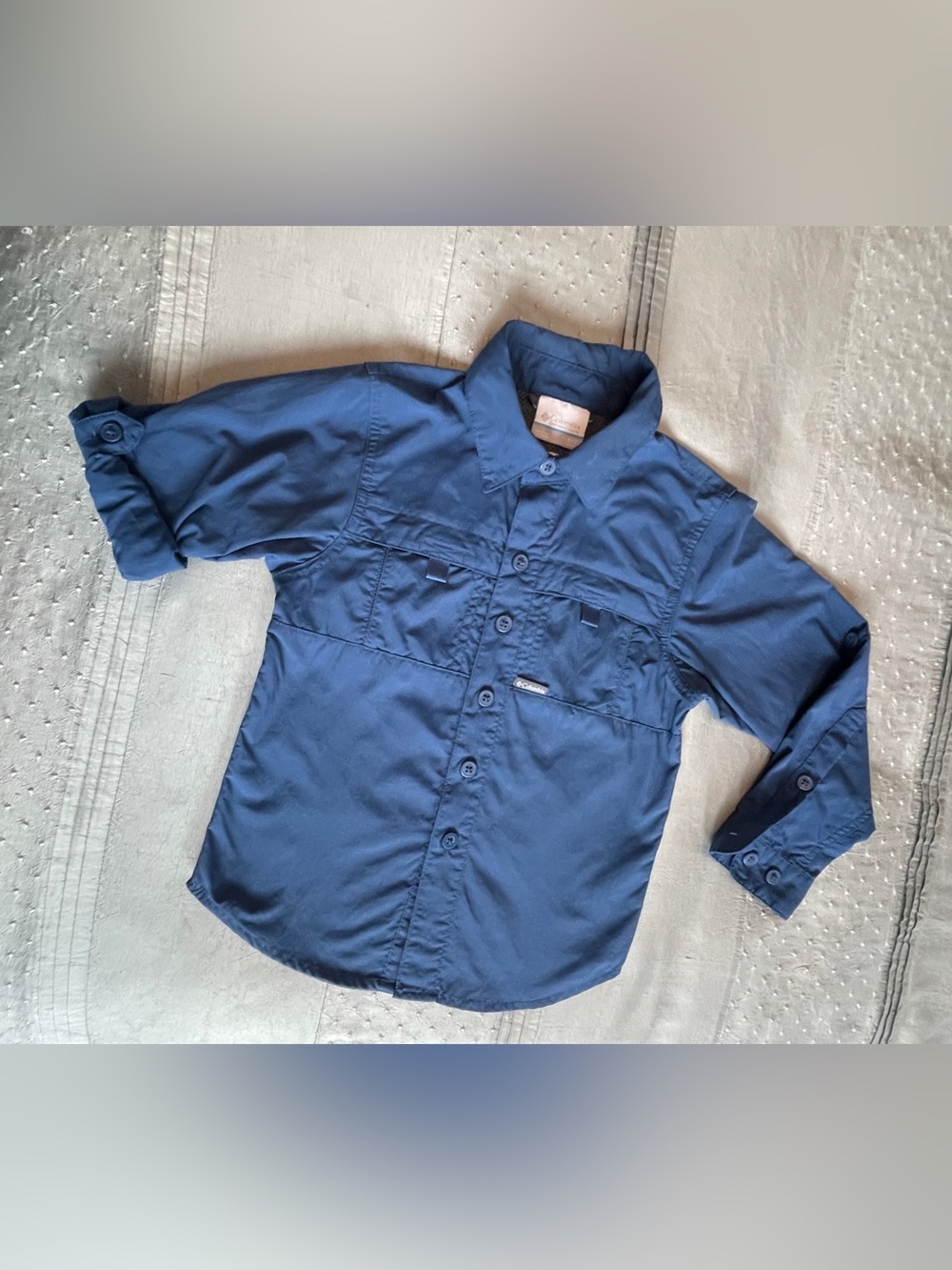 Columbia Kids Long-Sleeve FishingTechnical Button-Up Shirt size XXS 4/5